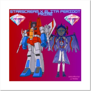 Starscream x Elita Peridot Prime Posters and Art